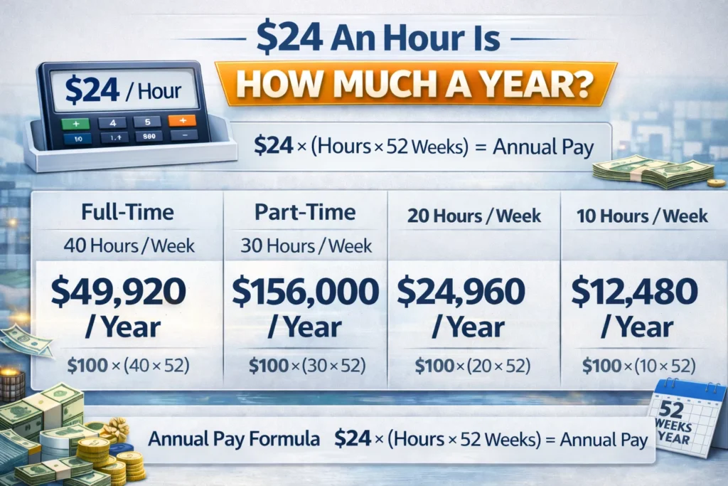 24 an hour is how much a year