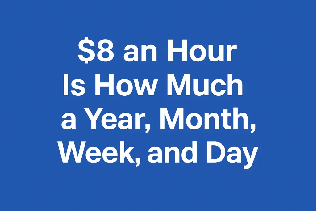 8 an hour is how much an year