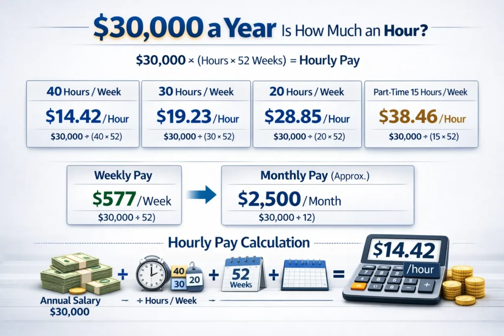 30000 a Year Is How Much an Hour? This Will Shock You! ๐ฑ 30000 a year is how much an hour