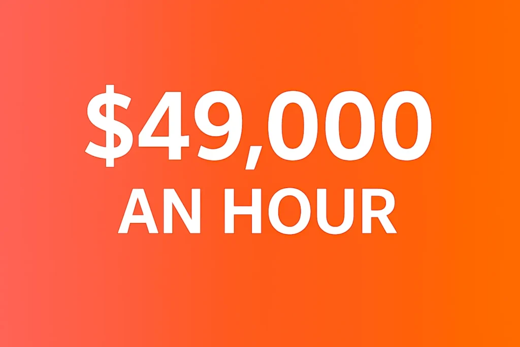 49,000 a year is how much an hour