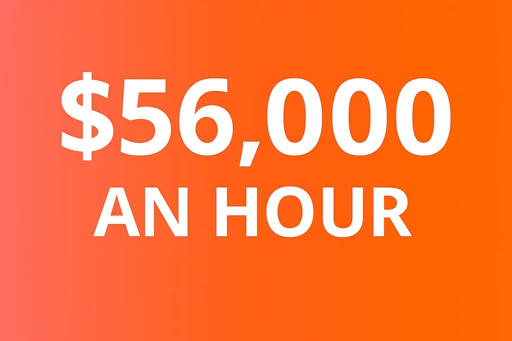 $56,000 a year is how much an hour