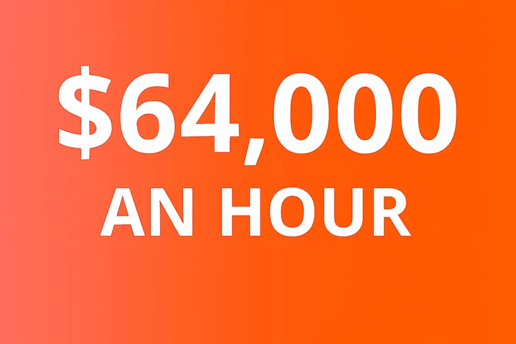 $64,000 a year is how much an hour