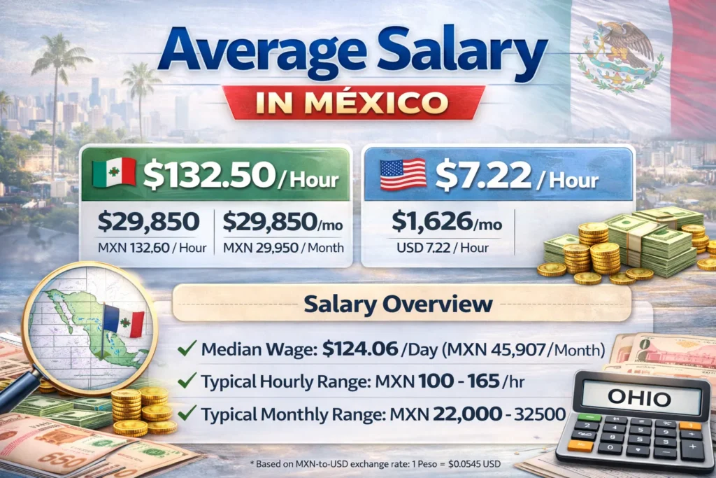 average salary in mexico