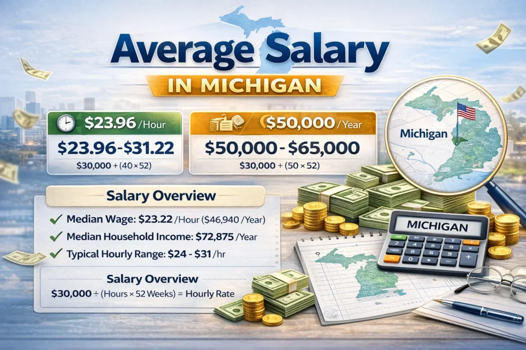 average salary in michigan