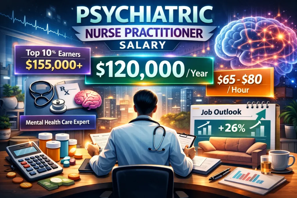 psychiatric nurse practitioner salary