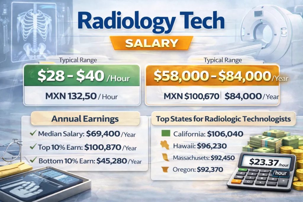 radiology tech salary