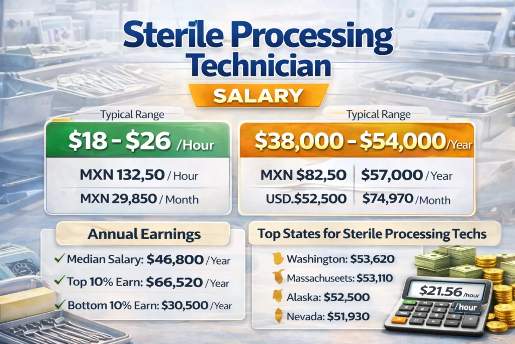 sterile processing technician salary