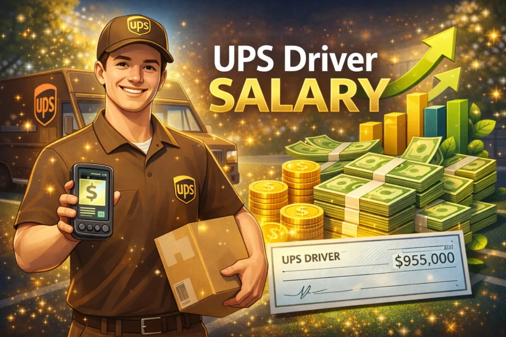 ups driver salary