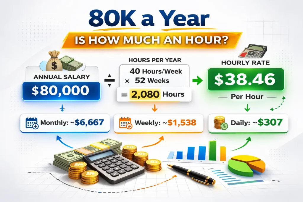 80k a year is how much an hour